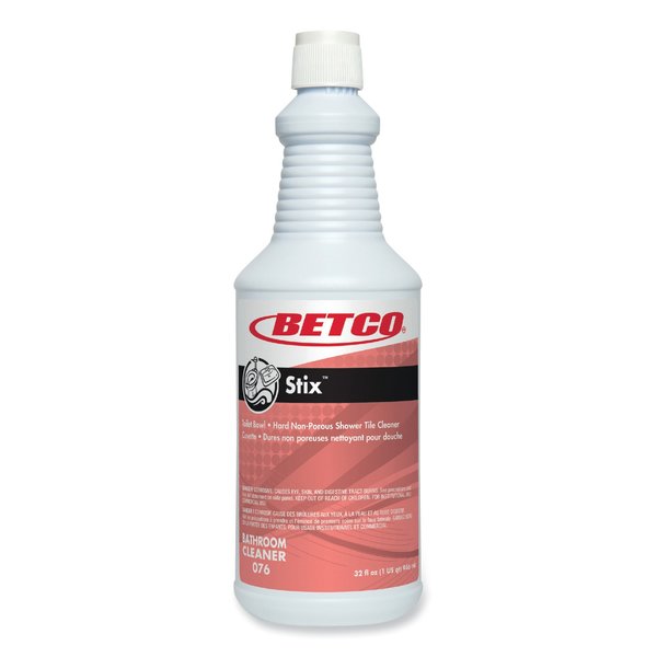 Betco Stix Toilet Bowl Cleaner, Cherry Almond Scent, 32 oz Bottle, 12PK 761200